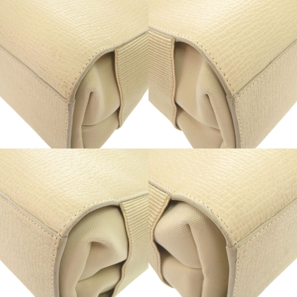 Loewe Logo Leather Ivory Tote — view 5