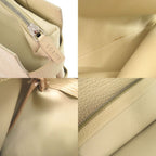 Loewe Logo Leather Ivory Tote — view 9