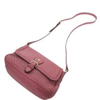 Gucci Ski Micro Guccissima Leather Pink Shoulder Bag — view 6