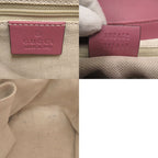 Gucci Ski Micro Guccissima Leather Pink Shoulder Bag — view 9