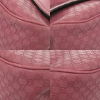 Gucci Ski Micro Guccissima Leather Pink Shoulder Bag — view 4