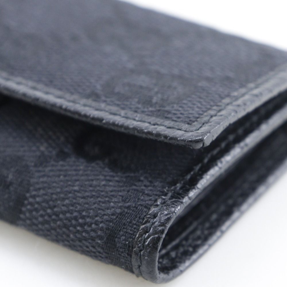 Gucci 6 Rows GG Canvas Black Key Case Holder — view 6