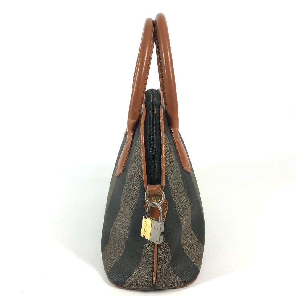 Fendi Handbag Pecan Leather Brown X Khaki — view 3
