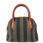 Fendi Handbag Pecan Leather Brown X Khaki — view 2
