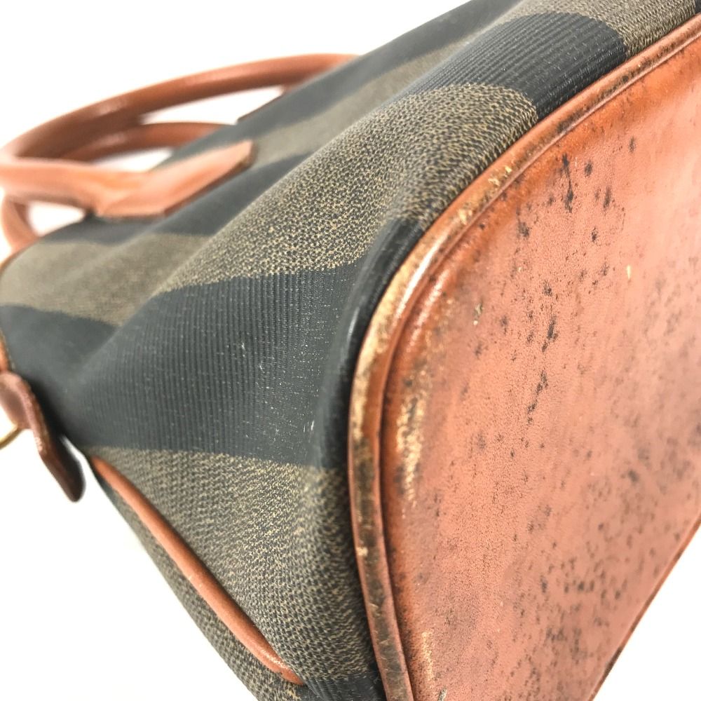 Fendi Handbag Pecan Leather Brown X Khaki — view 6