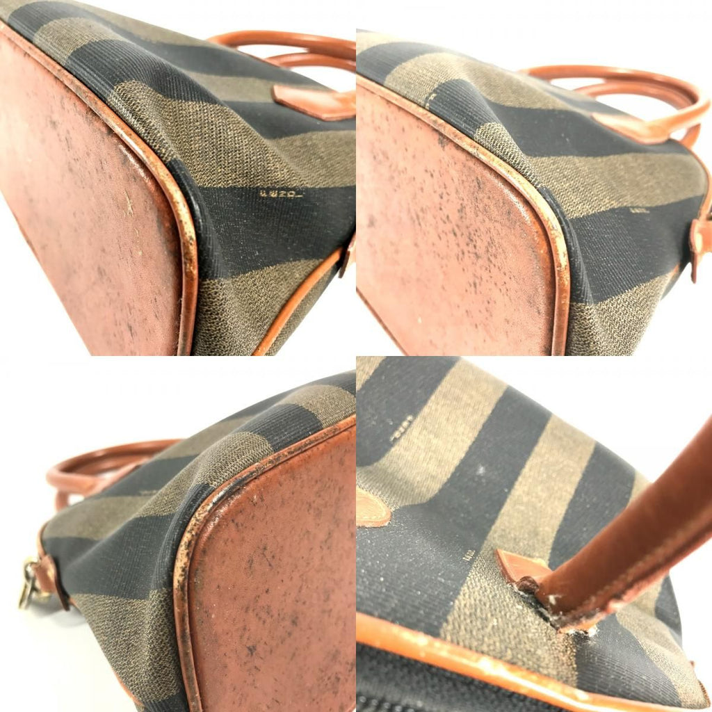 Fendi Handbag Pecan Leather Brown X Khaki — view 7