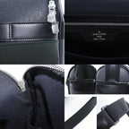 Louis Vuitton Thai Mir Taiga Nylon Canvas Ardoise Black Shoulder Bag — view 9