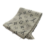 Louis Vuitton Logomania Scarf Wool Silk Blend — view 2