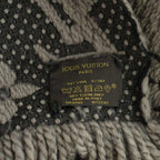 Louis Vuitton Logomania Scarf Wool Silk Blend — view 3