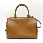 Celine Boston Bag Leather Brown X — view 2