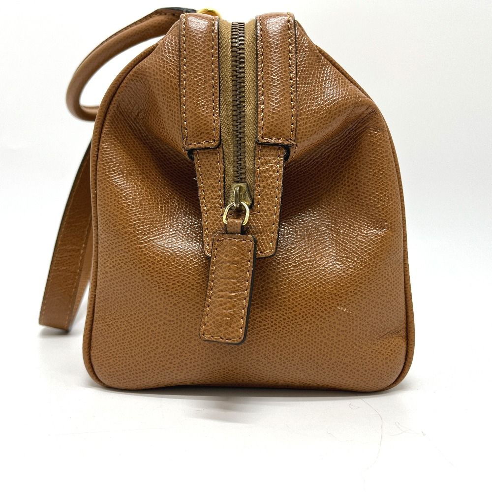 Celine Boston Bag Leather Brown X — view 3