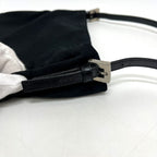 Fendi Handbag Logo Satin Black X — view 5
