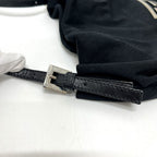Fendi Handbag Logo Satin Black X — view 3