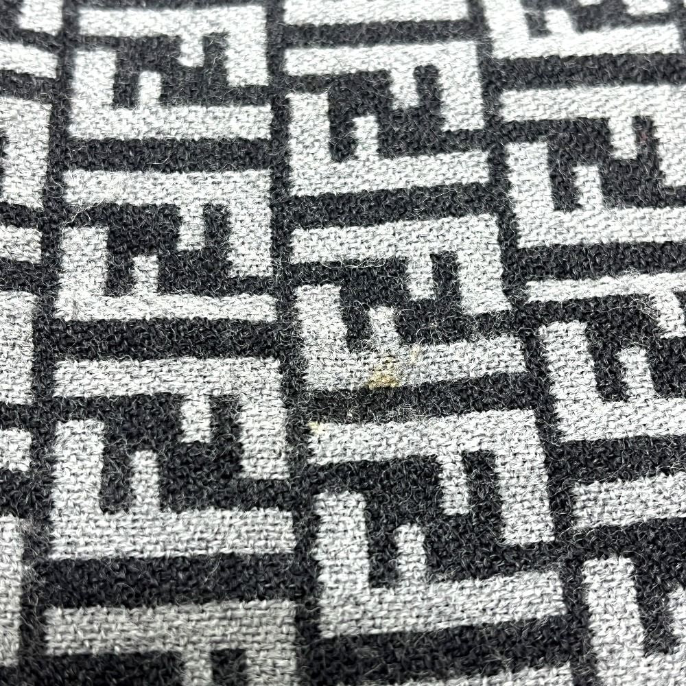 Fendi Scarf Zucca All Over Pattern Wool Gray — view 4