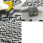 Fendi Scarf Zucca All Over Pattern Wool Gray — view 9
