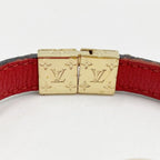 Louis Vuitton Bracelet LV Circle Reversible Brown Rouge Monogram — view 5
