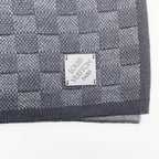 Louis Vuitton Scarf Neo Petit Damier Black Wool — view 3