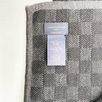 Louis Vuitton Scarf Neo Petit Damier Black Wool — view 4