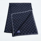 Louis Vuitton Scarf Neo Petit Damier Black Wool — view 2