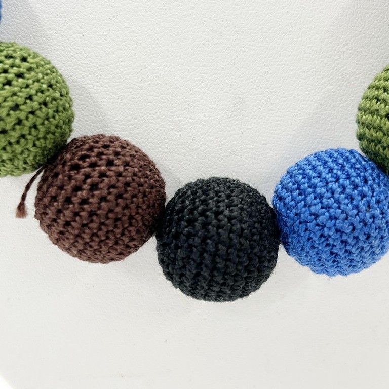 Prada Necklace Multicolor Cotton — view 3