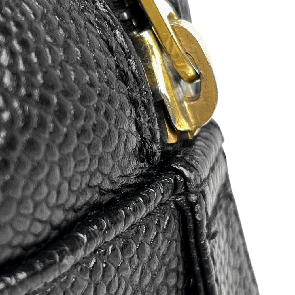 Chanel CC Logo Chain Shoulder Bag Quilted Tote — view 7