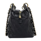 Chanel CC Logo Chain Shoulder Bag Quilted Tote — view 4