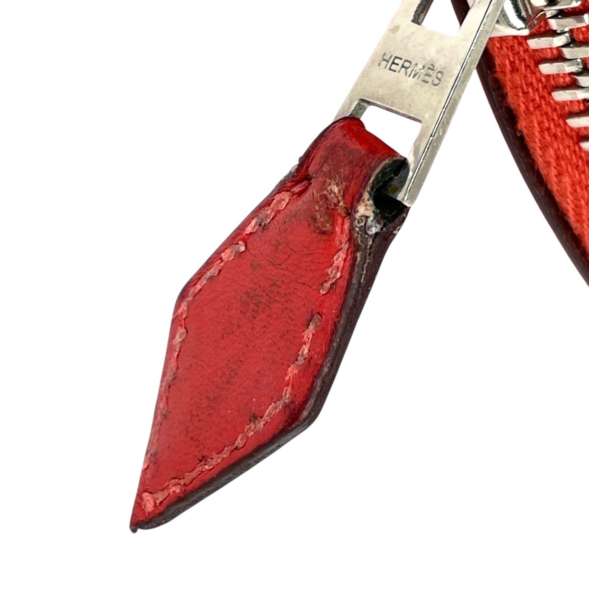 Hermes Bolide 27 2-Way Shoulder Bag Swift Rouge Tomato — view 8