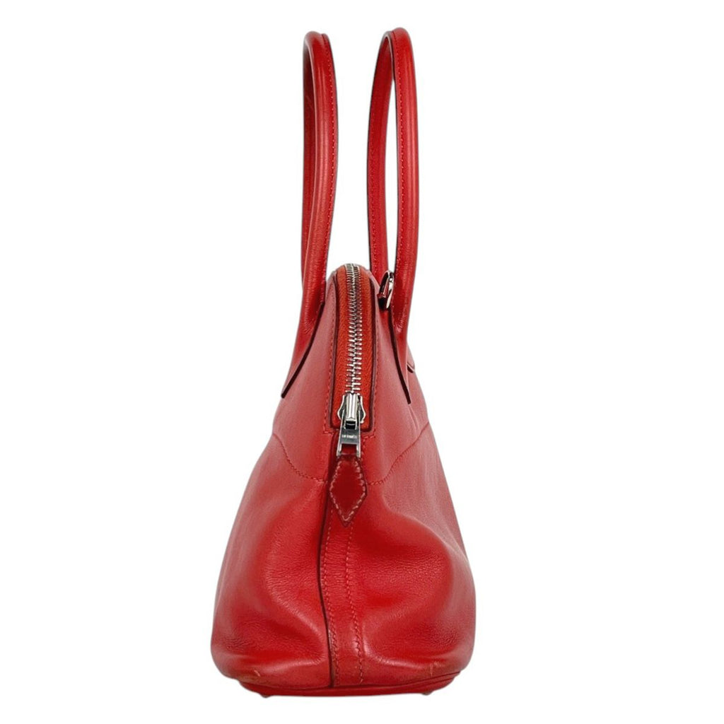 Hermes Bolide 27 2-Way Shoulder Bag Swift Rouge Tomato — view 4