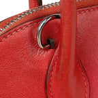 Hermes Bolide 27 2-Way Shoulder Bag Swift Rouge Tomato — view 9