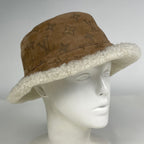 Louis Vuitton Chapeau Monogram Shearling Bucket Hat Sheep Leather Brown — view 7