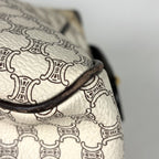 Celine Macadam Pattern Handbag White — view 3
