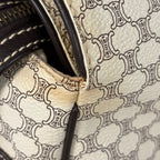 Celine Macadam Pattern Handbag White — view 4