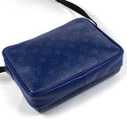 Louis Vuitton Outdoor Messenger PM Monogram Shoulder Bag Taigarama Cobalt — view 2