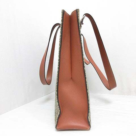 Loewe Buckle Horizontal Tote Anagram Jacquard Leather Green — view 3