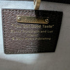 Gucci Leather Brown Logo Anniversary Tote — view 9