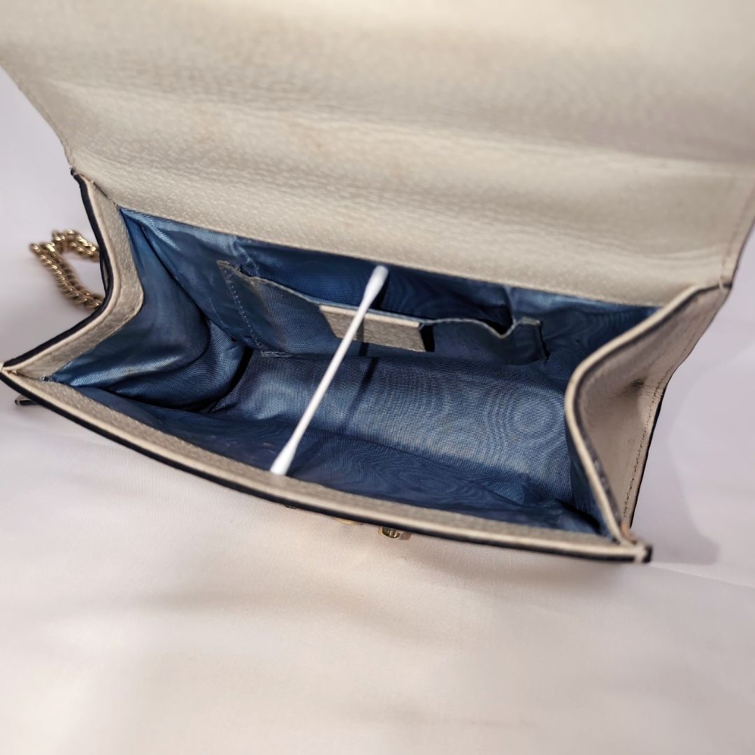 Gucci Leather Bi Star White Padlock Chain Shoulder Bag — view 9