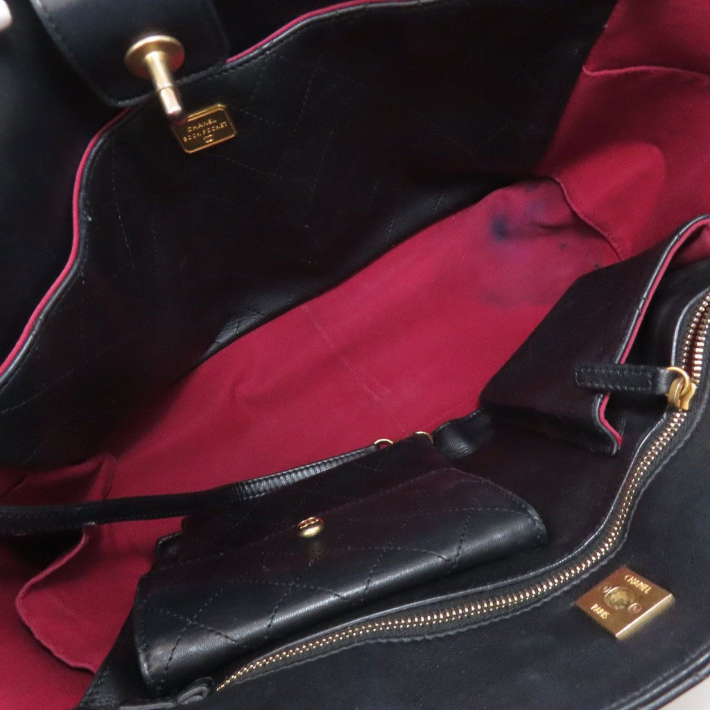 Chanel Quilted Gold Tote — view 5