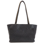 Chanel Quilted Gold Tote — view 2