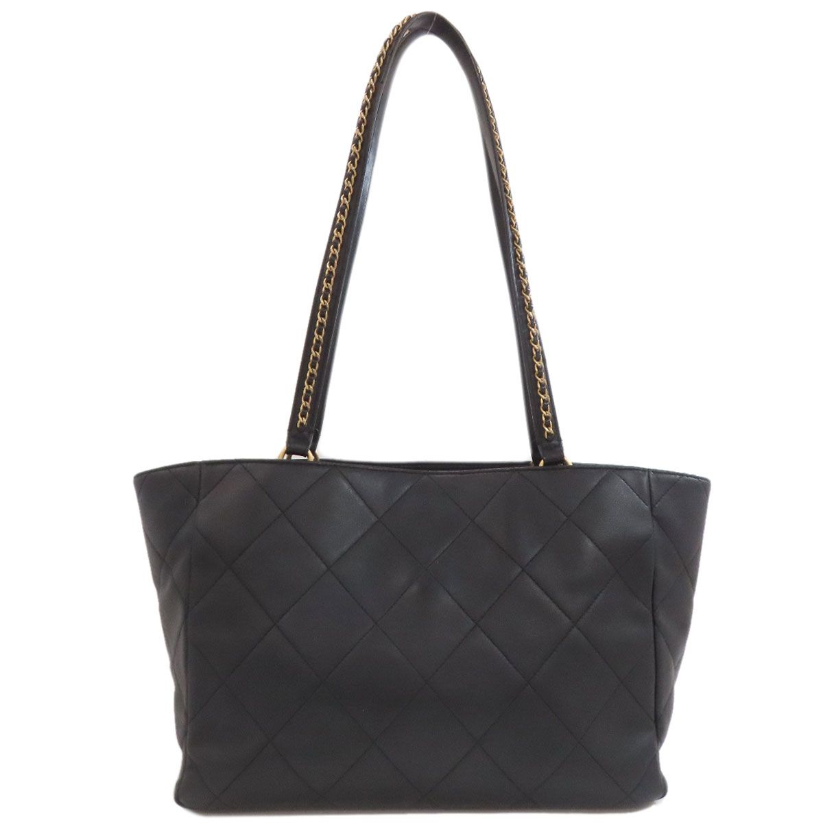 Chanel Quilted Gold Tote — view 2