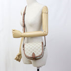Celine Midi Amforco Triomphe Canvas Crossbody Shoulder Bag Leather — view 6
