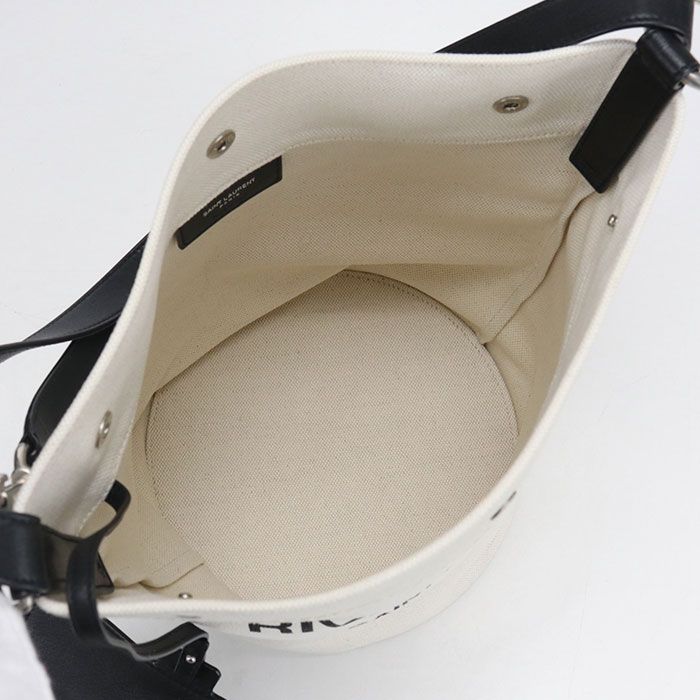 Saint Laurent Bucket Bag 2-Way Rive Gauche Faaaz Canvas — view 3