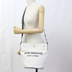 Saint Laurent Bucket Bag 2-Way Rive Gauche Faaaz Canvas — view 8