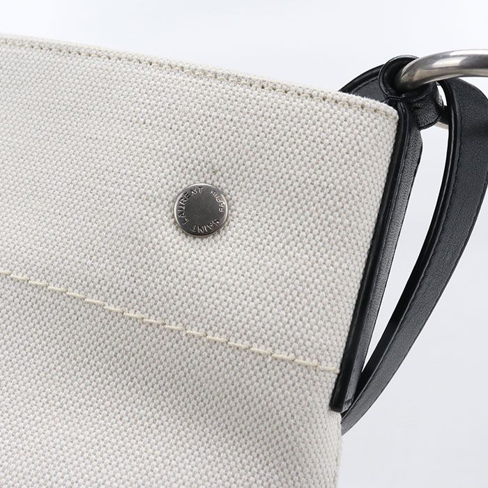 Saint Laurent Bucket Bag 2-Way Rive Gauche Faaaz Canvas — view 5