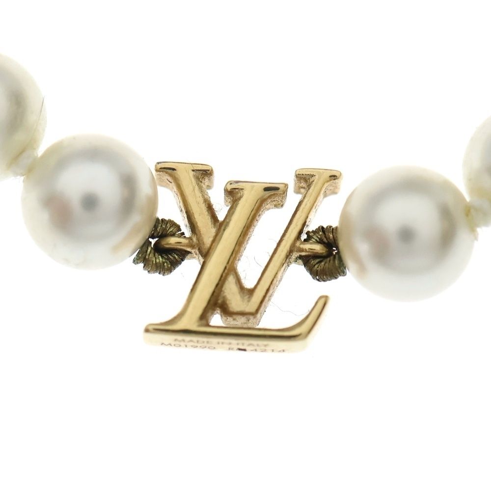 Louis Vuitton My LV Pearl Necklace White Gold — view 3