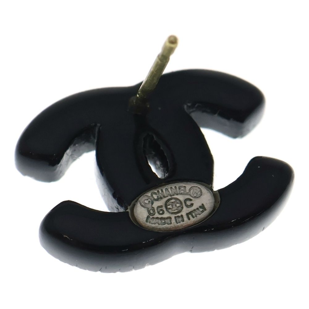 Chanel Camellia Flower Earrings CC Logo — view 4