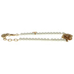 Dior Faux Pearl Flower Bracelet Gold — view 3