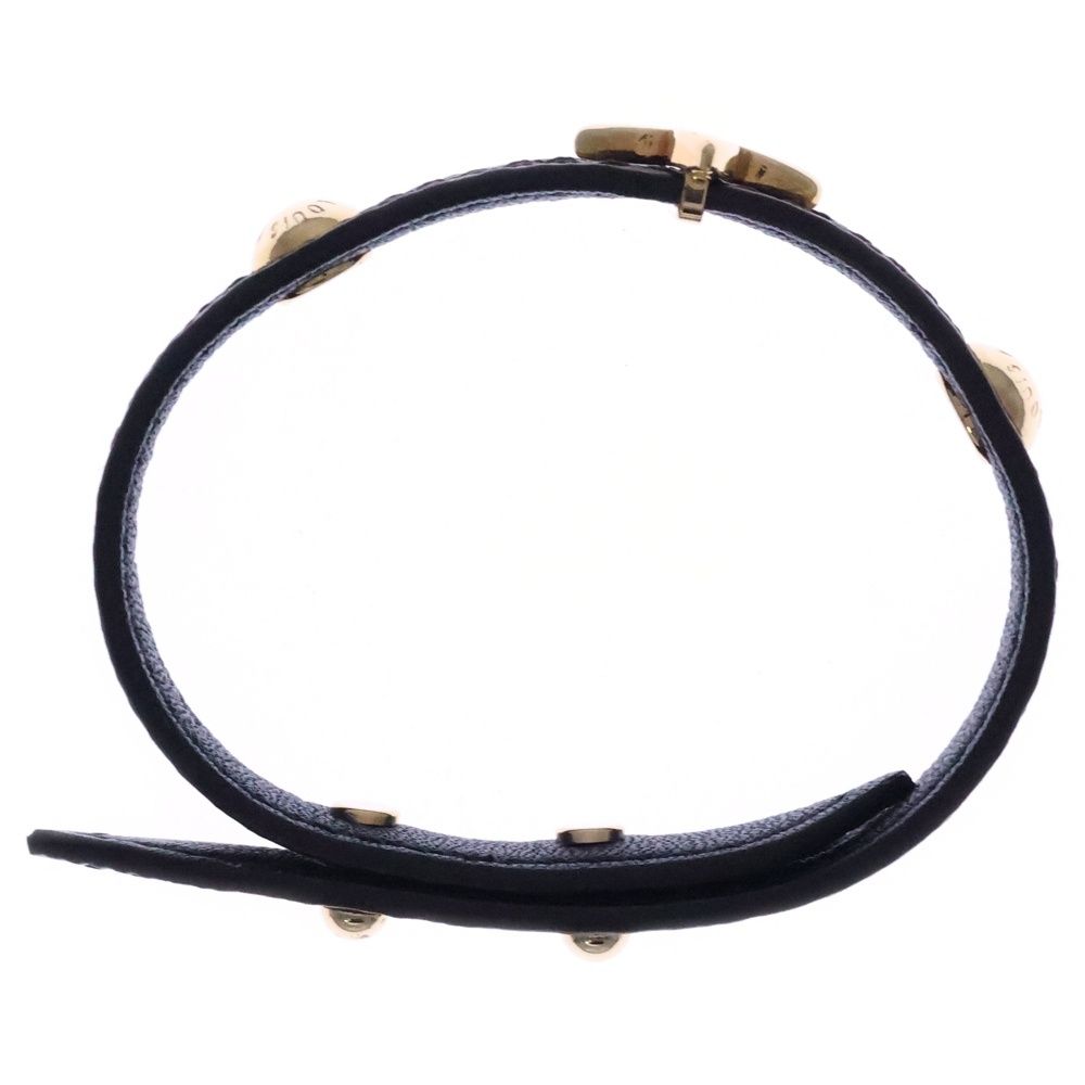 Louis Vuitton Bracelet Blooming Leather Brown — view 5