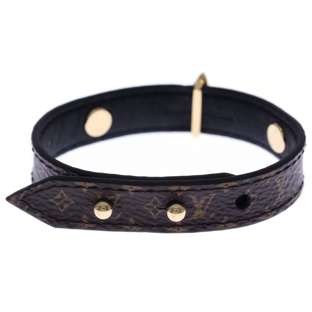 Louis Vuitton Bracelet Blooming Leather Brown — view 2
