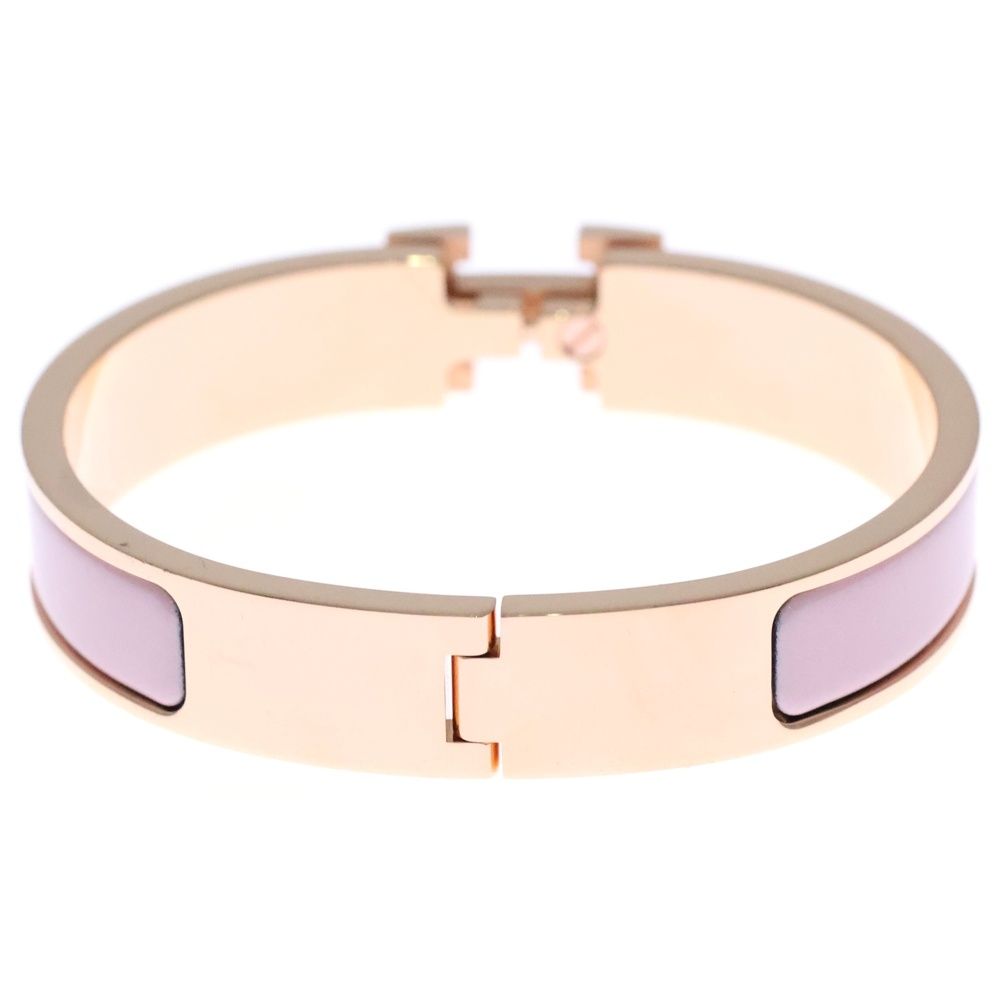 Hermes Clic Clac Hbangle Bracelet Pink Gold — view 2