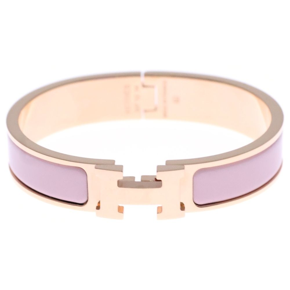 Hermes Clic Clac Hbangle Bracelet Pink Gold — view 4